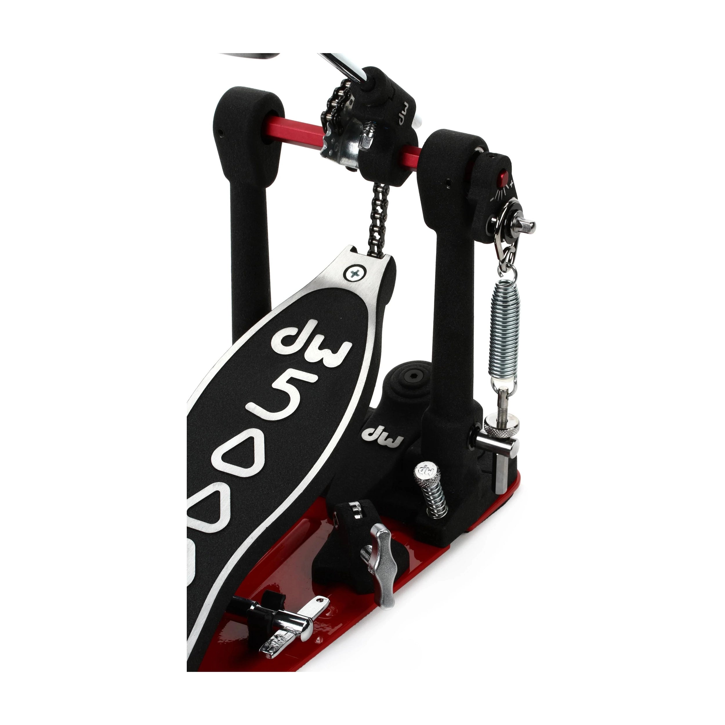Pedal de bombo simple DW 5000 Series Accelerator con transmisión de cadena simple