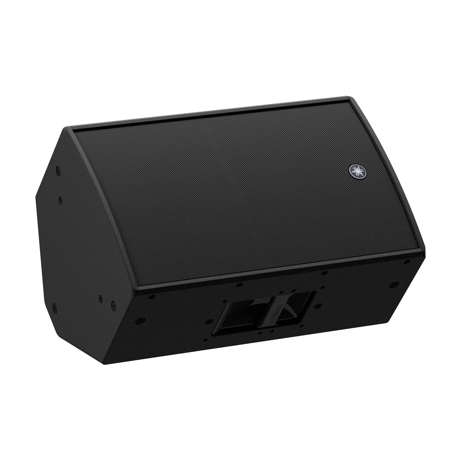 Yamaha DZR12 2000W Powered Speaker 12" front side angle view floor monitoring
