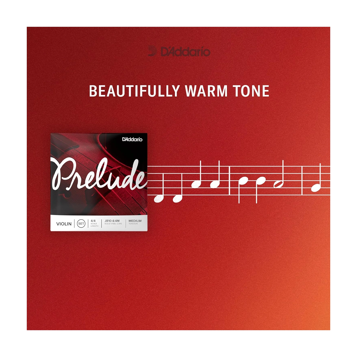 D'Addario Prelude 1/8 Scale Medium Tension Single G String for Violin