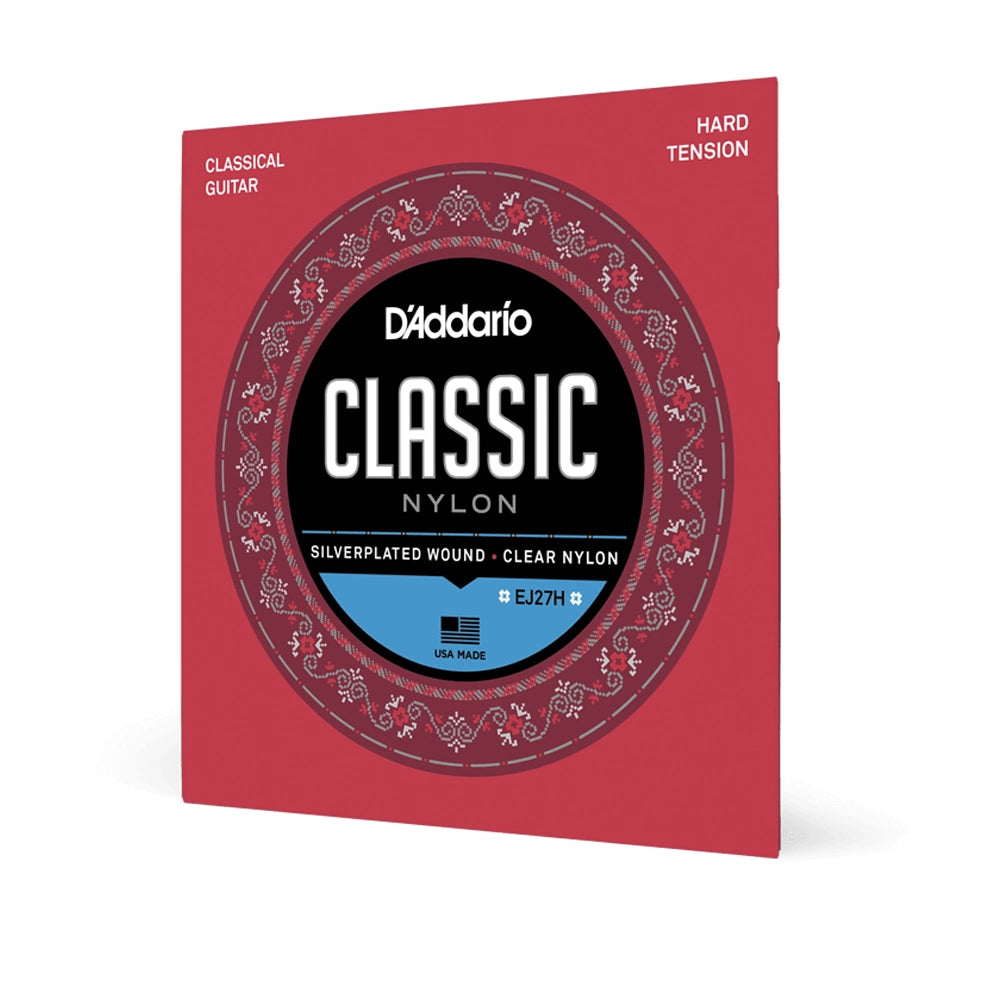 Cuerdas de guitarra clásica D'Addario EJ27H de tensión dura