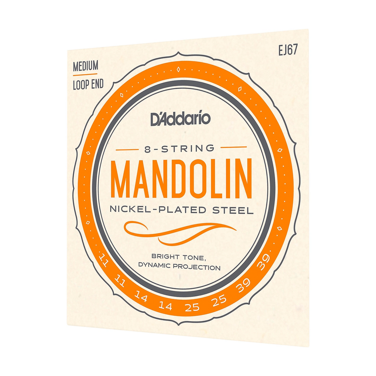 D'Addario EJ67 8 String Medium Nickel Mandolin Strings