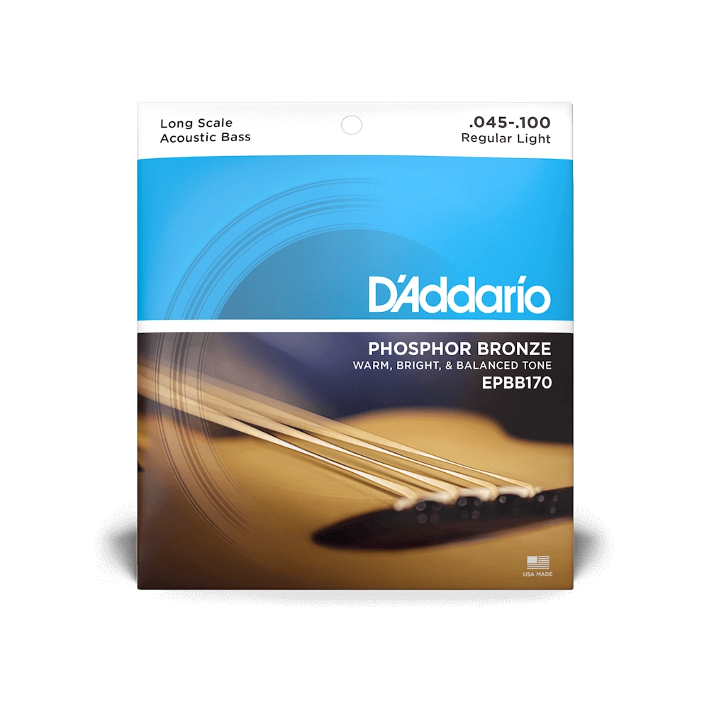 D'Addario Set Acoustic Bass PB 45-100