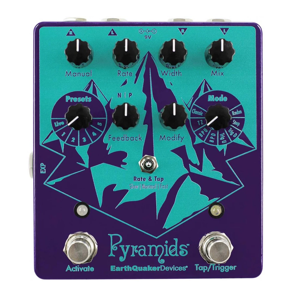 Pedal de Flanger Estéreo Pyramids de EarthQuaker Devices