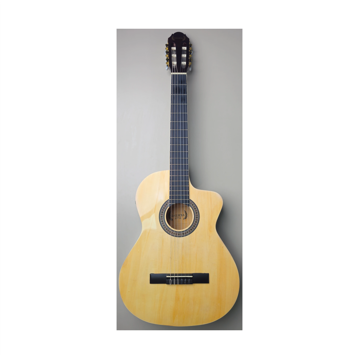 Galicia ESC-120CE 6-String Nylon 39" Cutaway Classical Guitar - Natural (B-STOCK)