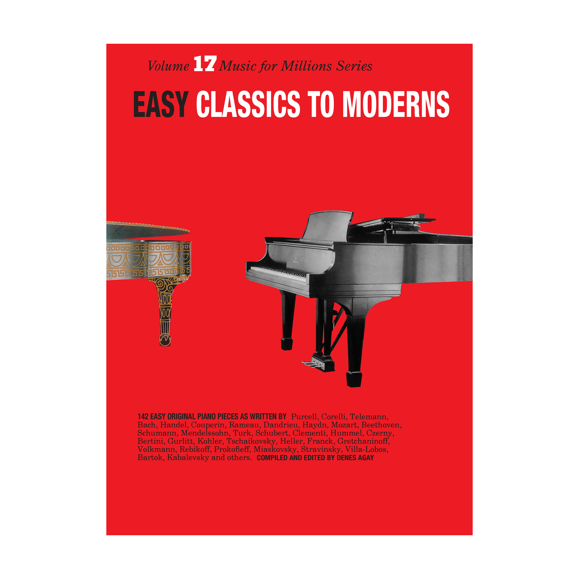 Front view of Easy Classics to Moderns - Vol.17 Music for Millions