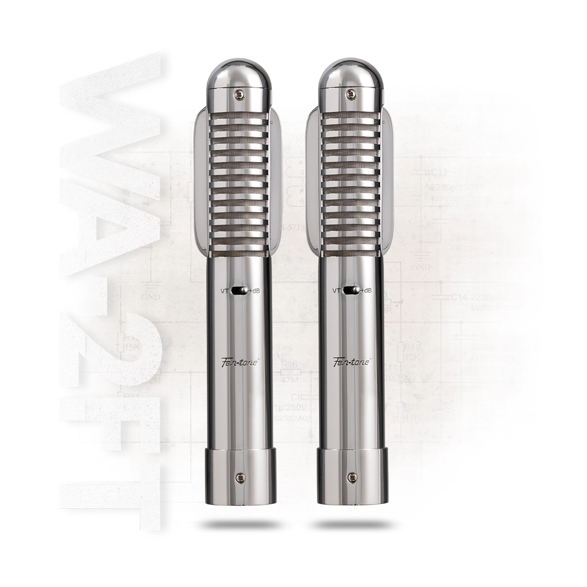 Warm Audio WA-FT Fen-tone Ribbon Microphone - Matched Pair