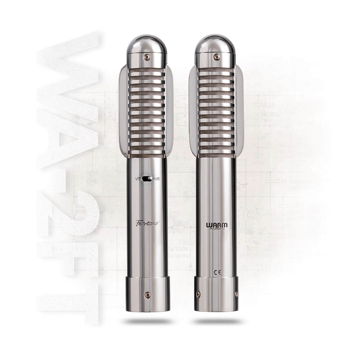 Warm Audio WA-FT Fen-tone Ribbon Microphone - Matched Pair
