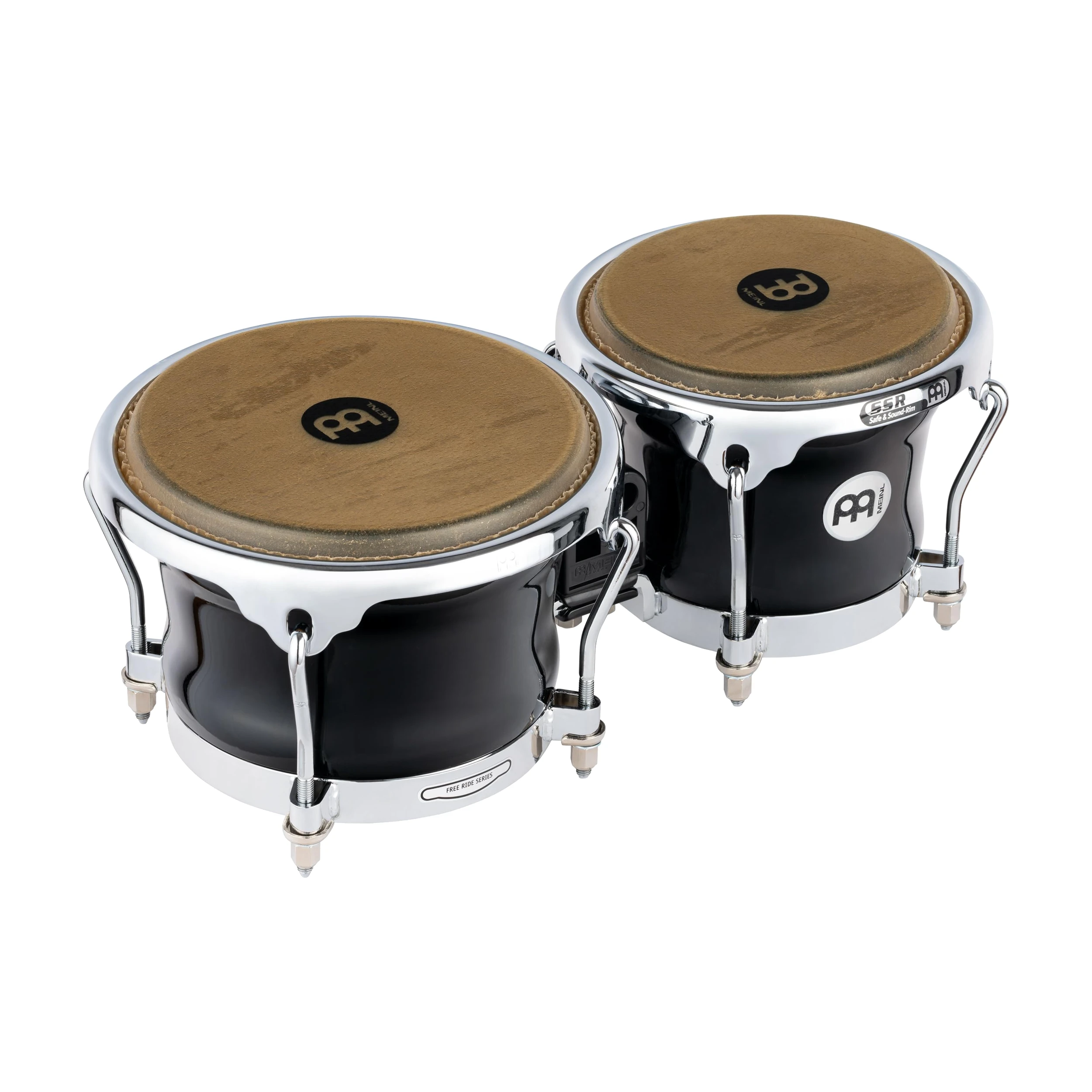 Full view of Meinl FFB400BK Fibercraft Series Fiberglass Bongos