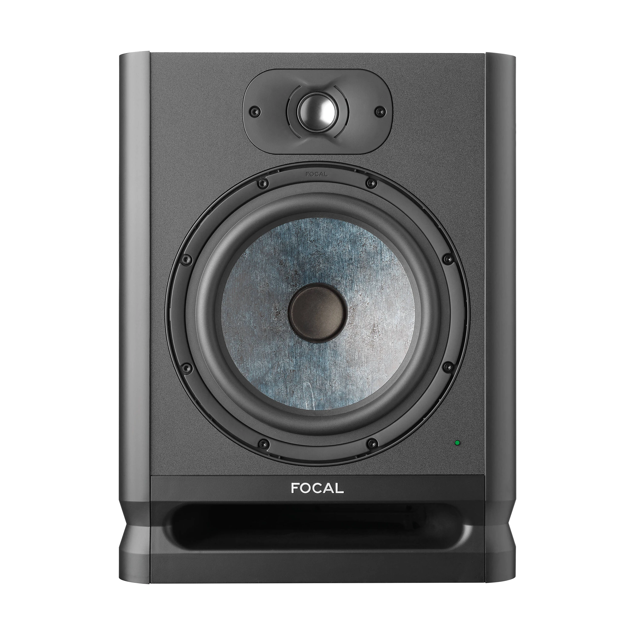 Front view of Focal Alpha 80 Evo 8" Powered Studio Monitor