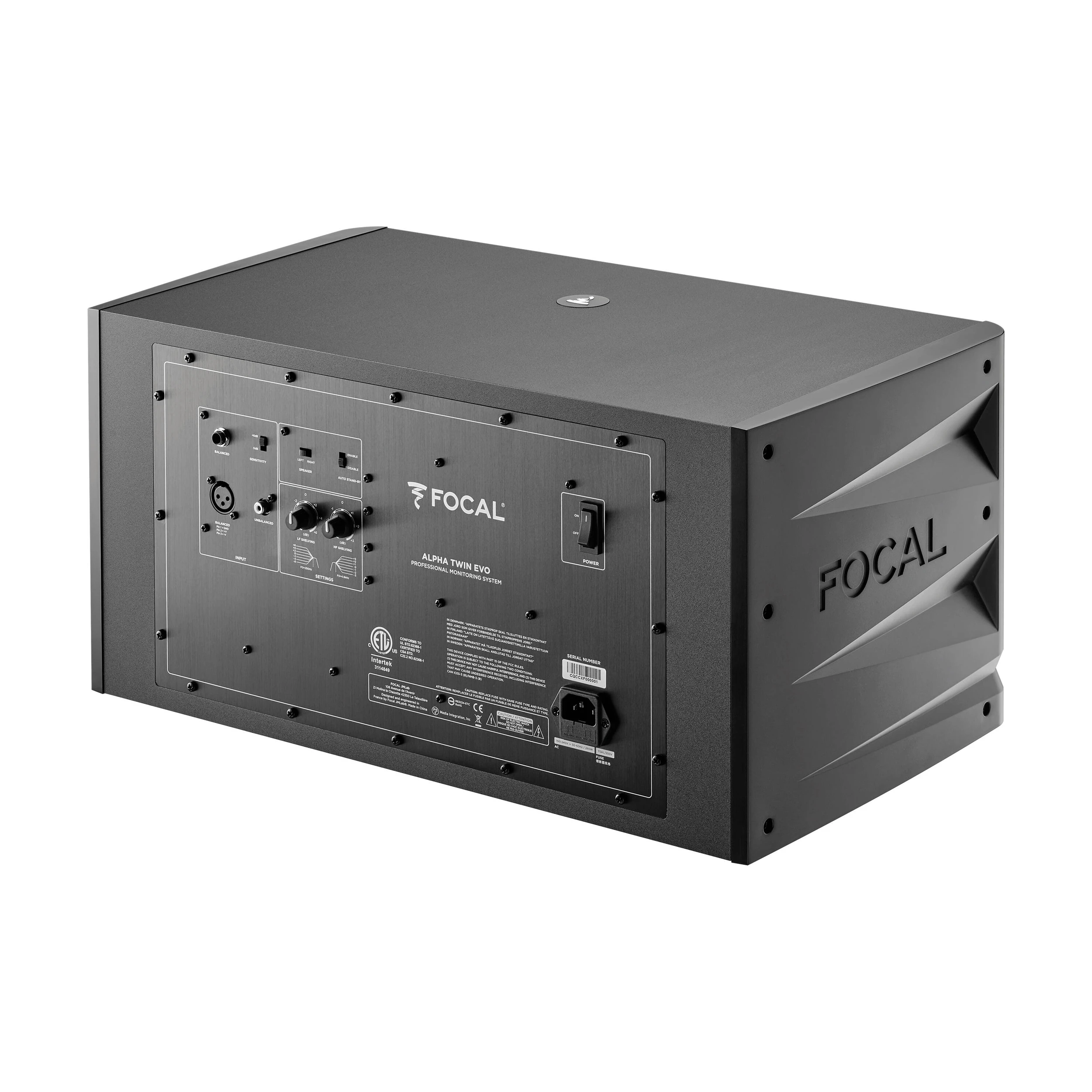 Back angle view of Focal Alpha Twin Evo Dual 6.5