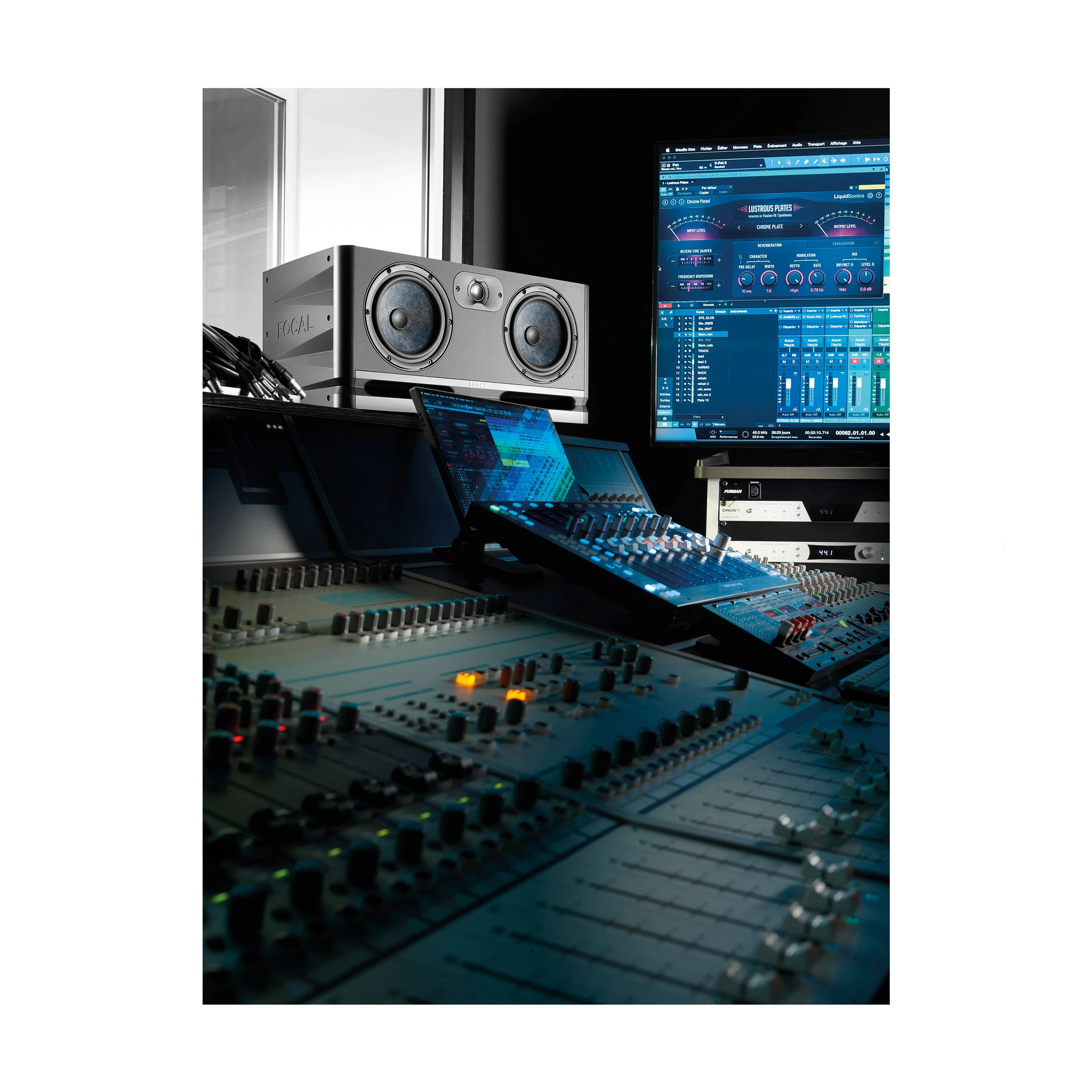 Full view in studio of Focal Alpha Twin Evo Dual 6.5