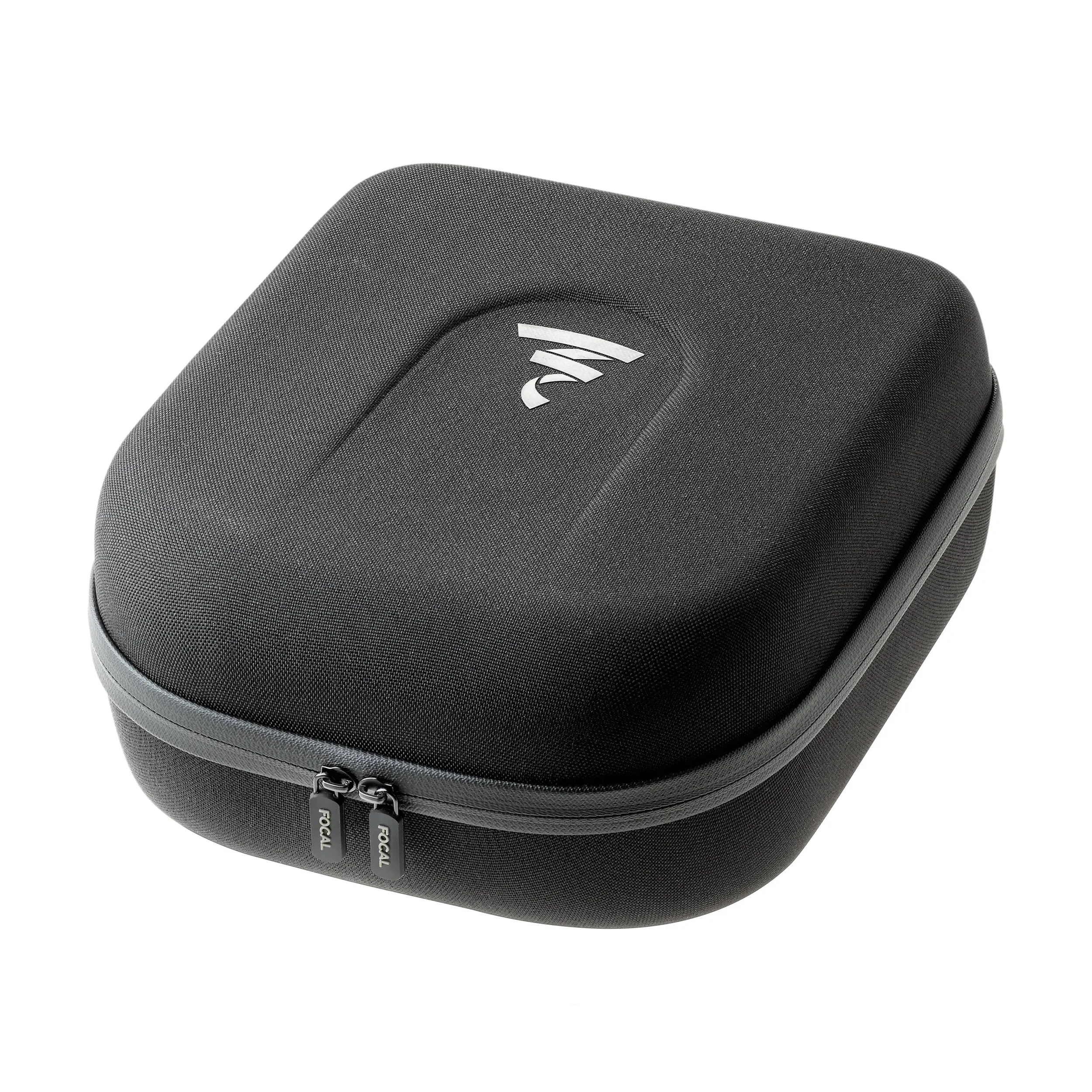 Front view on the carrying case of Focal Listen Professional Closed-Back Headphones