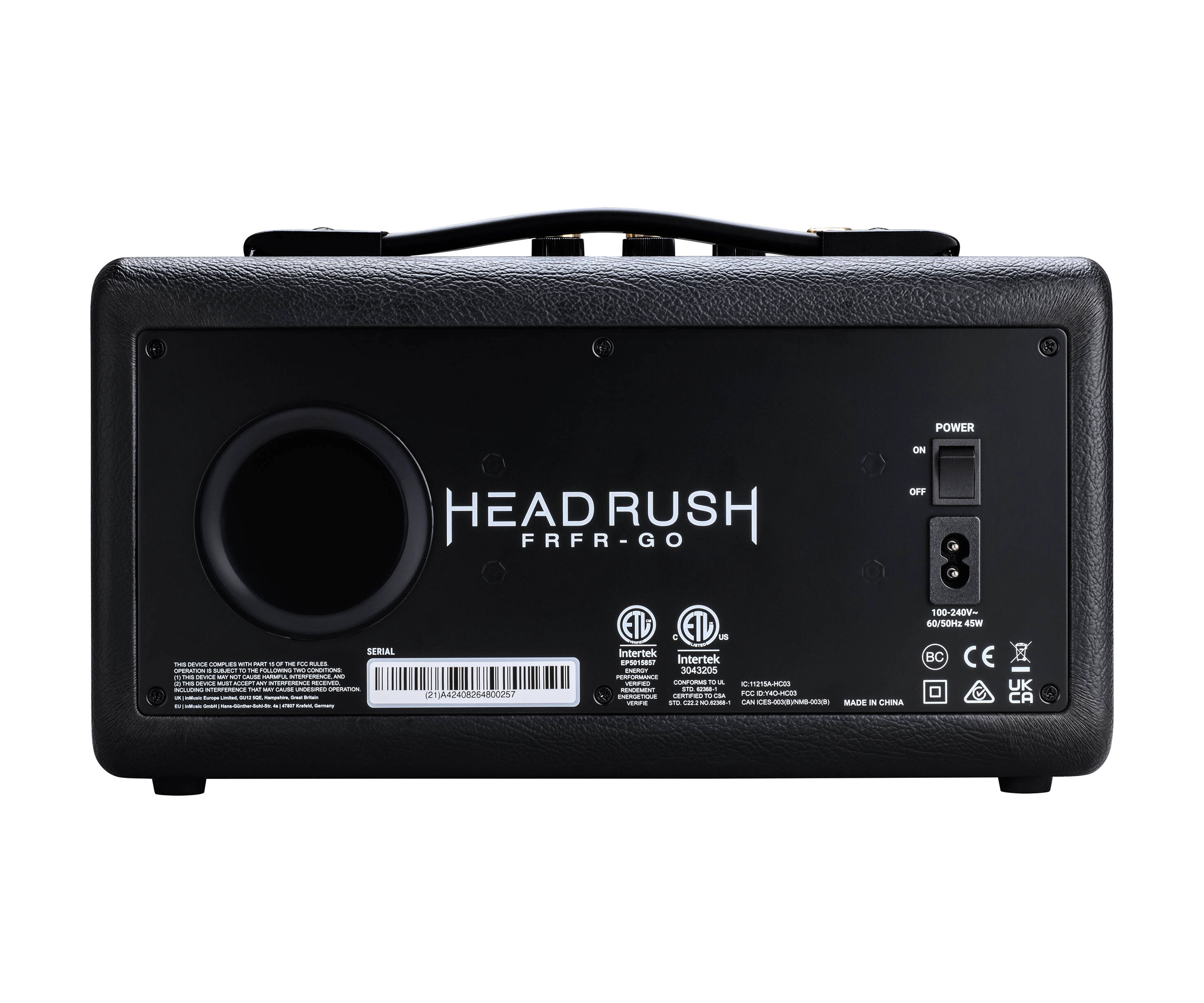 HeadRush FRFR Go 30-watt 2 x 3-inch Desktop Amplifier - Black