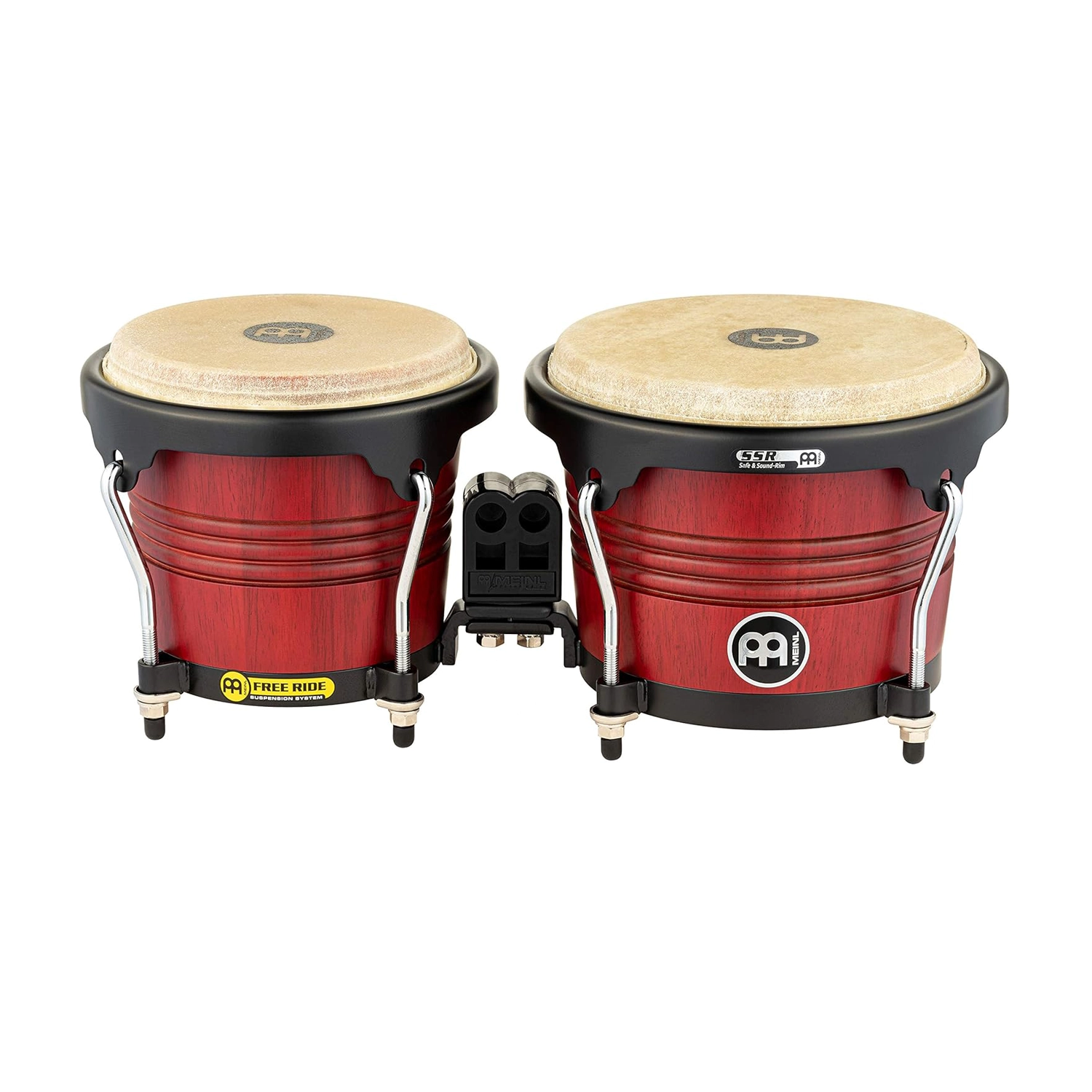 Meinl Marathon Series Bongo,6 3/4" & 8" Cherry Red