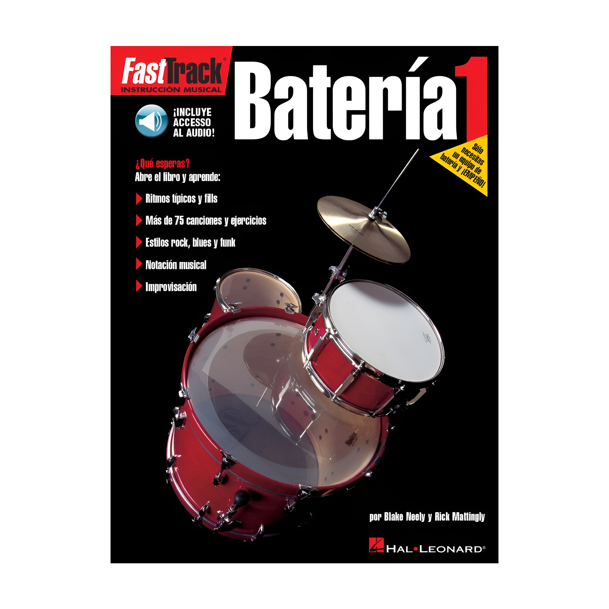 Front view of FastTrack Drum Method – Book 1
