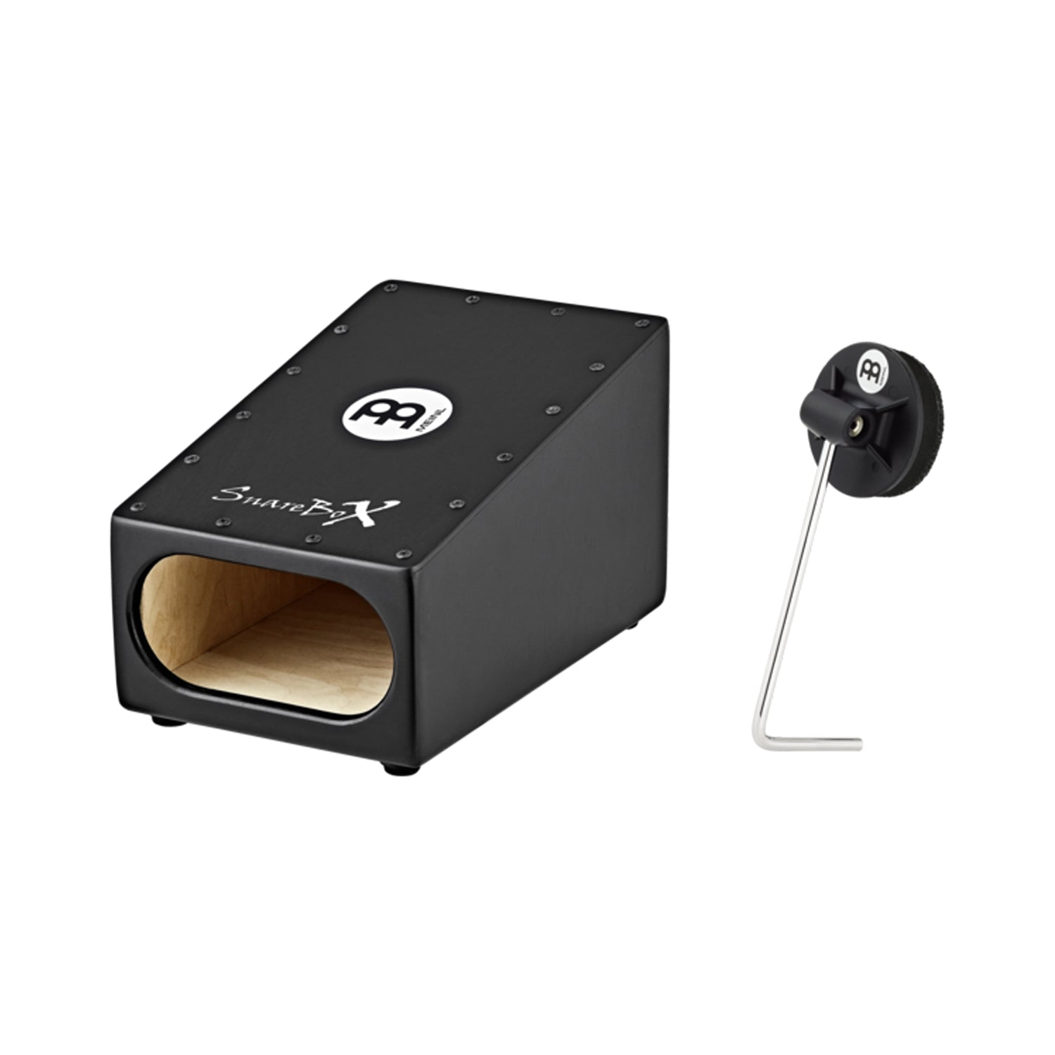 Foot Percussion Snarebox, baltic Birch, incl. L-Shape Beater - SNAREBOX