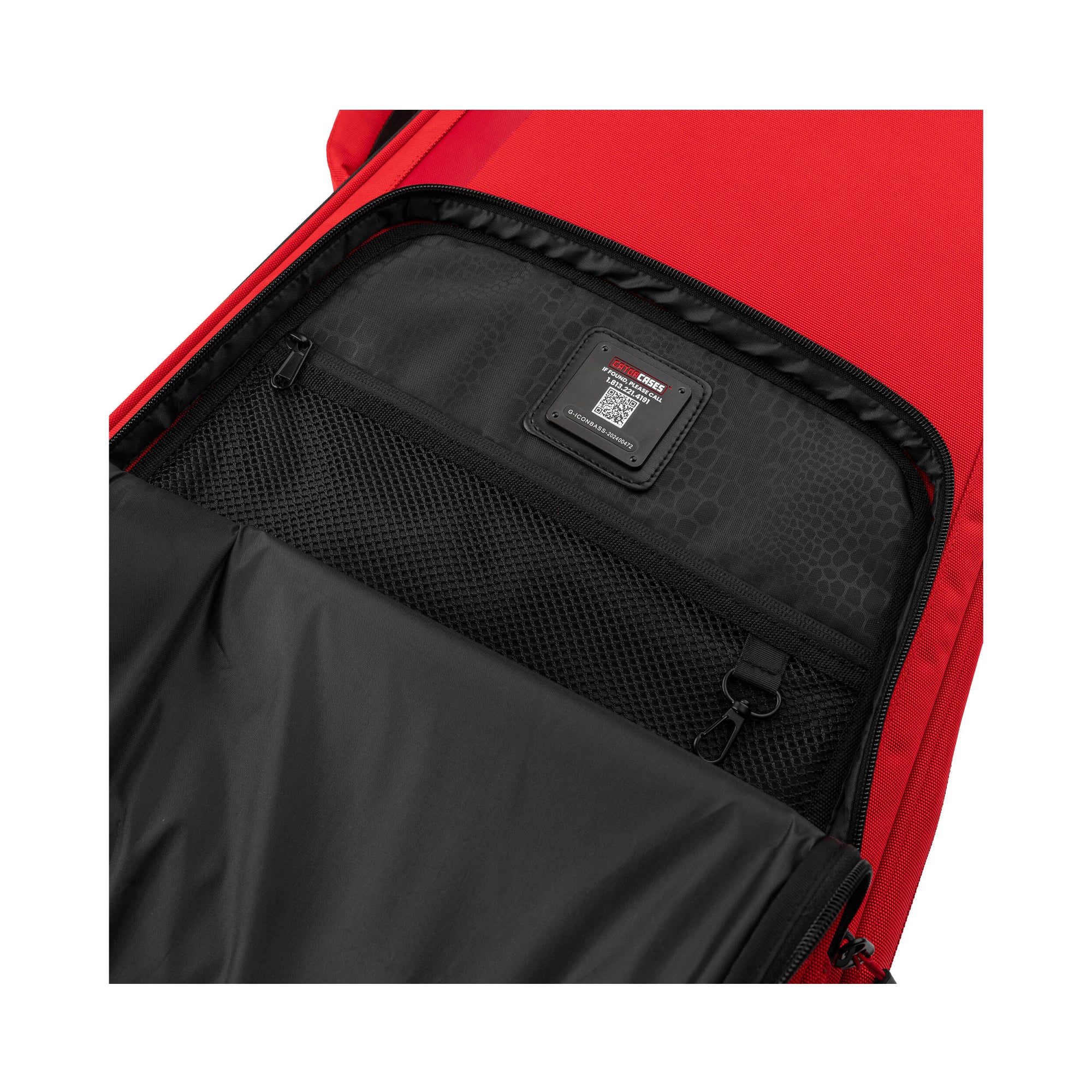 Gator Icon Series Bass Guitar Gig Bag - Limited-edition Red