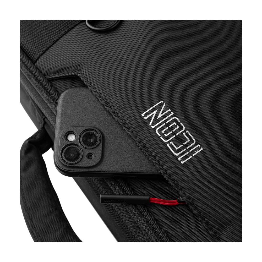 Gator Icon Series Dj Controller Bag - M, outside compartment, close up