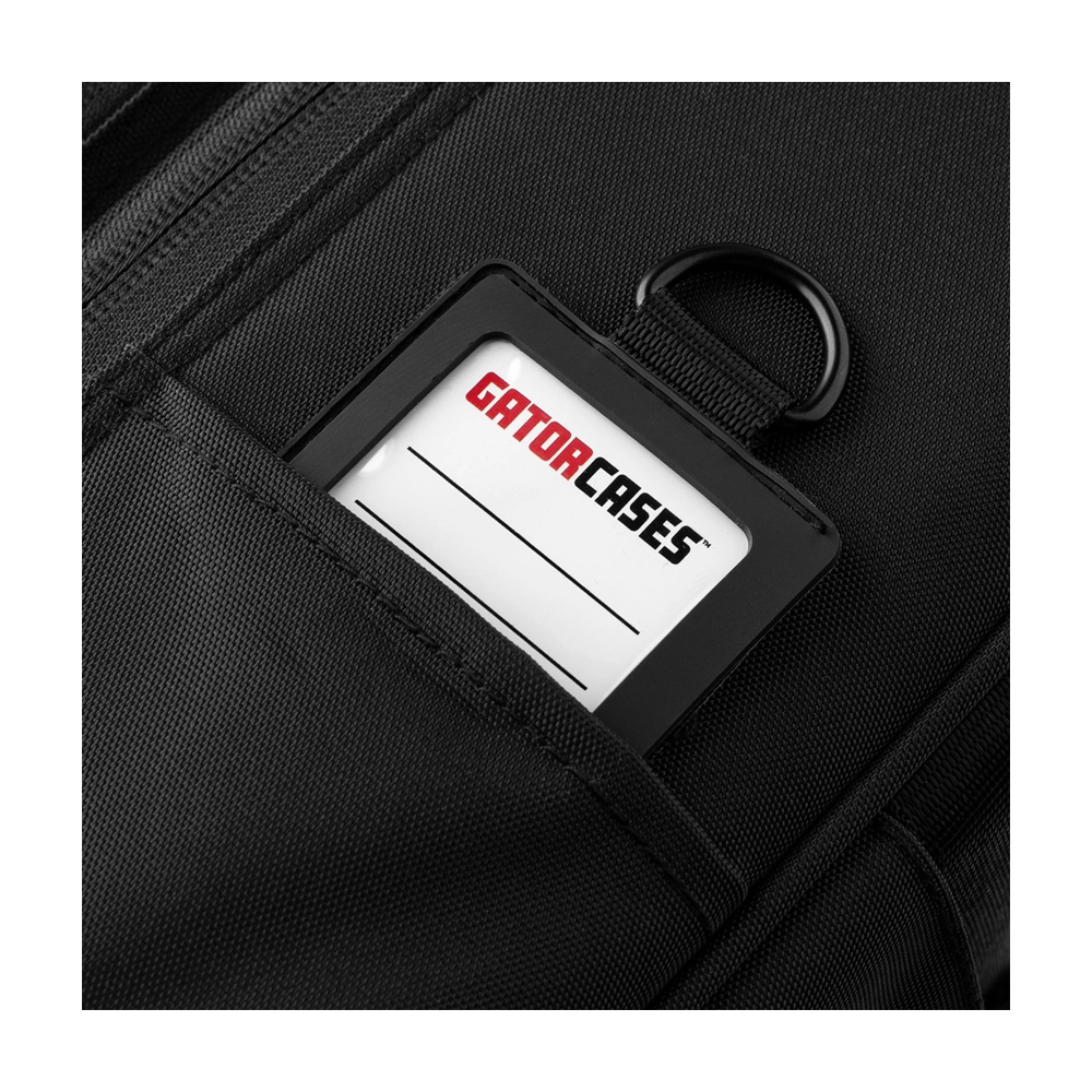 Gator Icon Series Dj Controller Bag - M, ID Tag for bag, close up