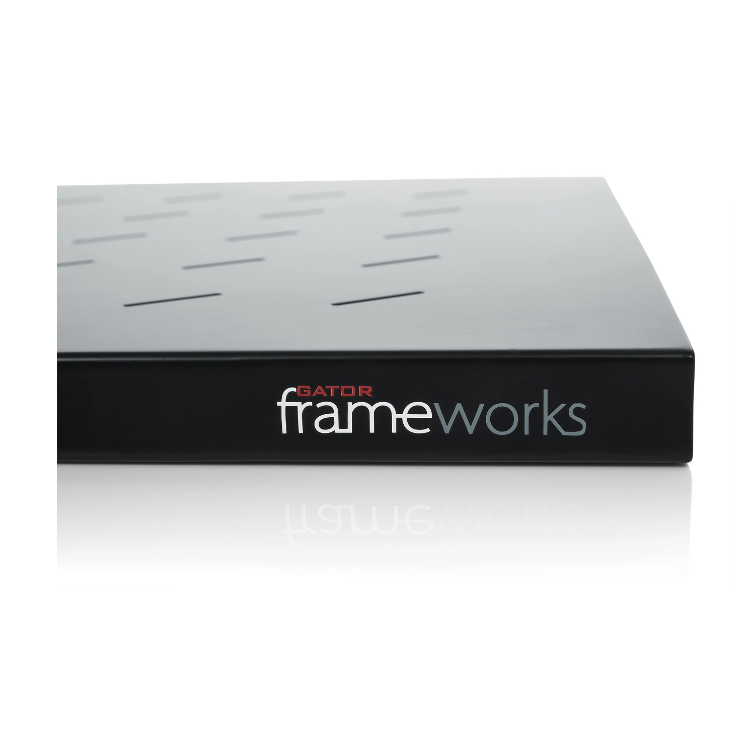 Gator Frameworks Utility Table Top For X-Style Stands logo close up