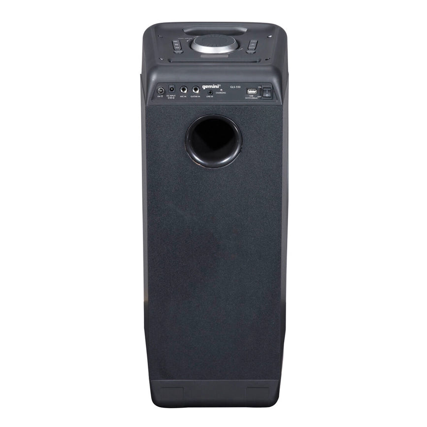 Gemini GLS-550 Portable 800W Dual 6.5" Party Speaker