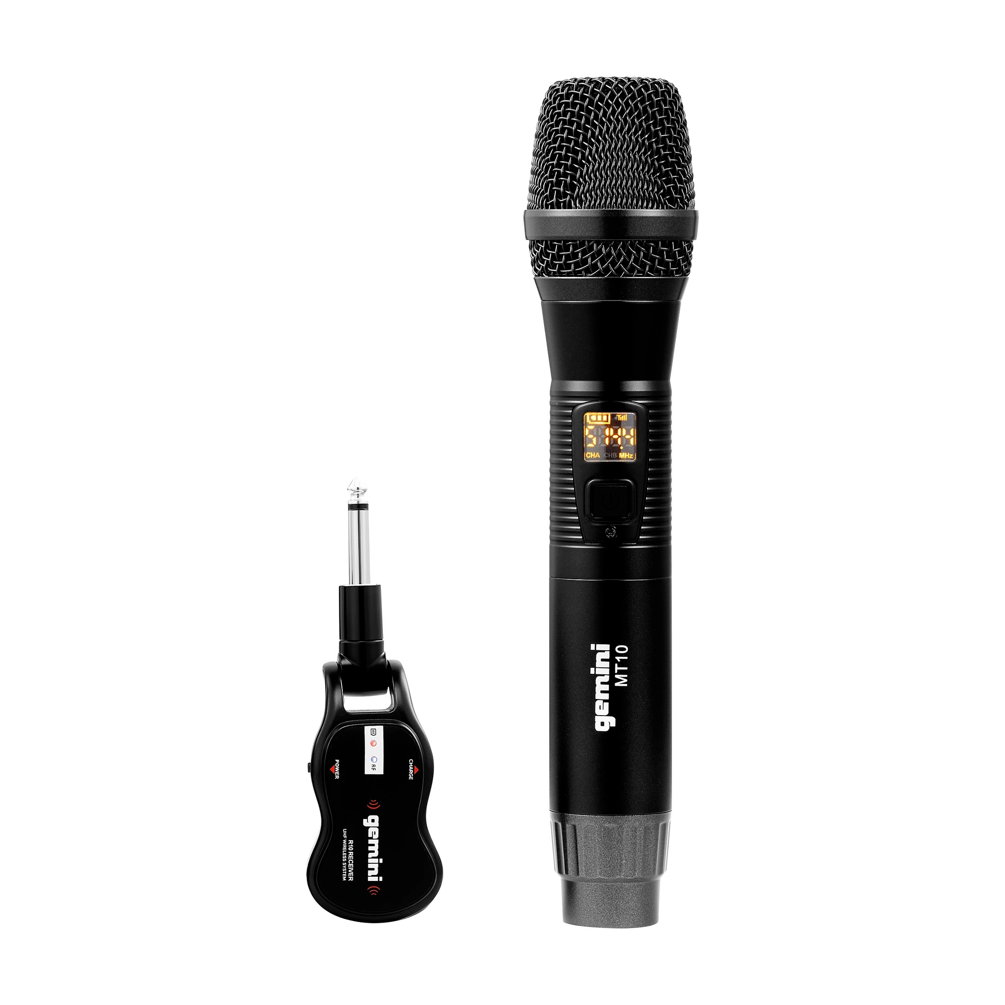 Gemini Gmu-M100 Single Handheld Wireless Uhf Microphone System