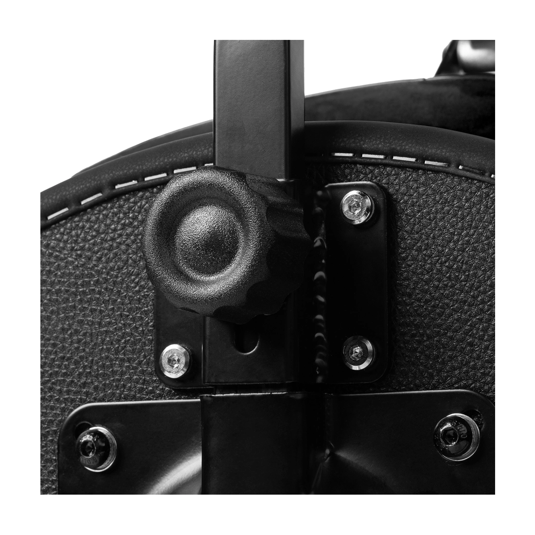 Gator Drum Throne Backrest For Gator Drum Thrones - Black adjustment knob close up