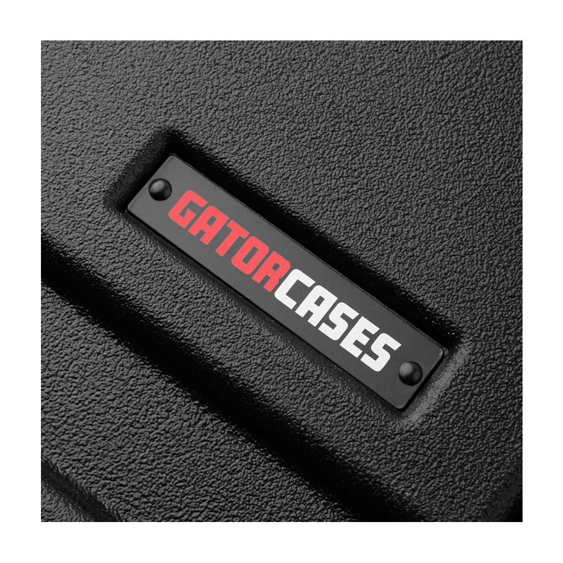 Gator Grooves 24" Hardshell Cymbal Case With Wheels - Black Gator Case logo close up