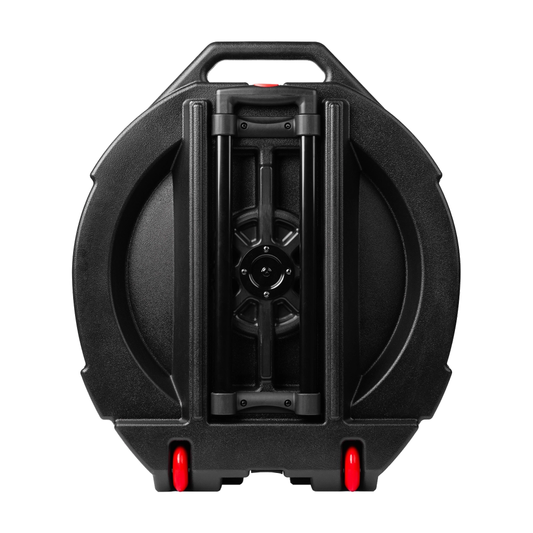 Gator Grooves 24" Hardshell Cymbal Case With Wheels - Black back view