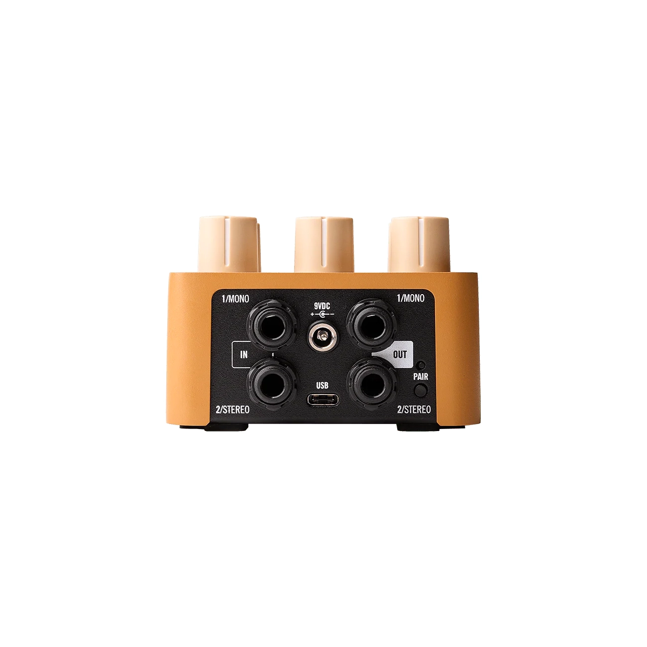 Universal Audio Enigmatic '82 Overdrive Special Amplifier Pedal back panel view