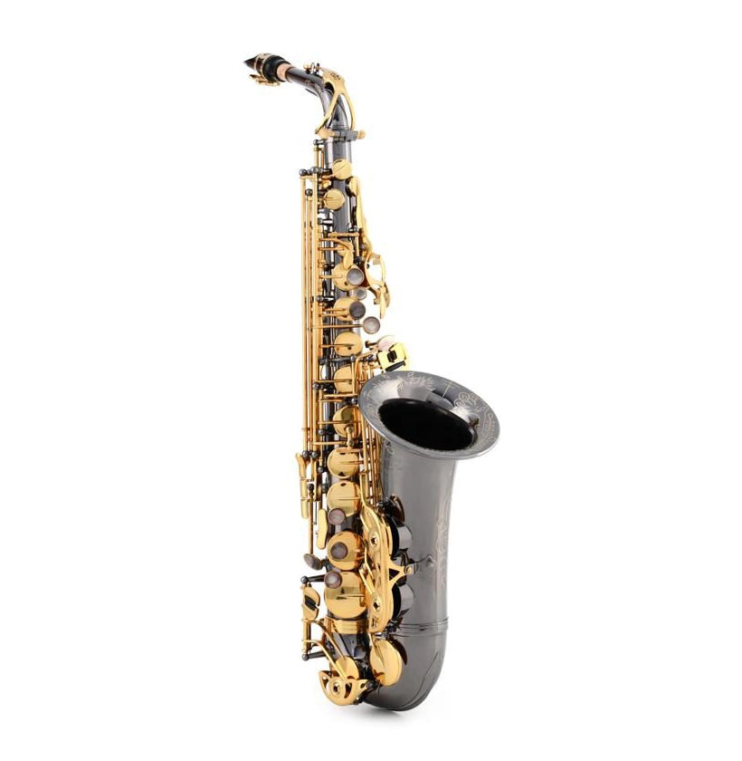 Growling Sax Uprise Series Gen 1 Alto Saxophone - Black & Gold Lacquer