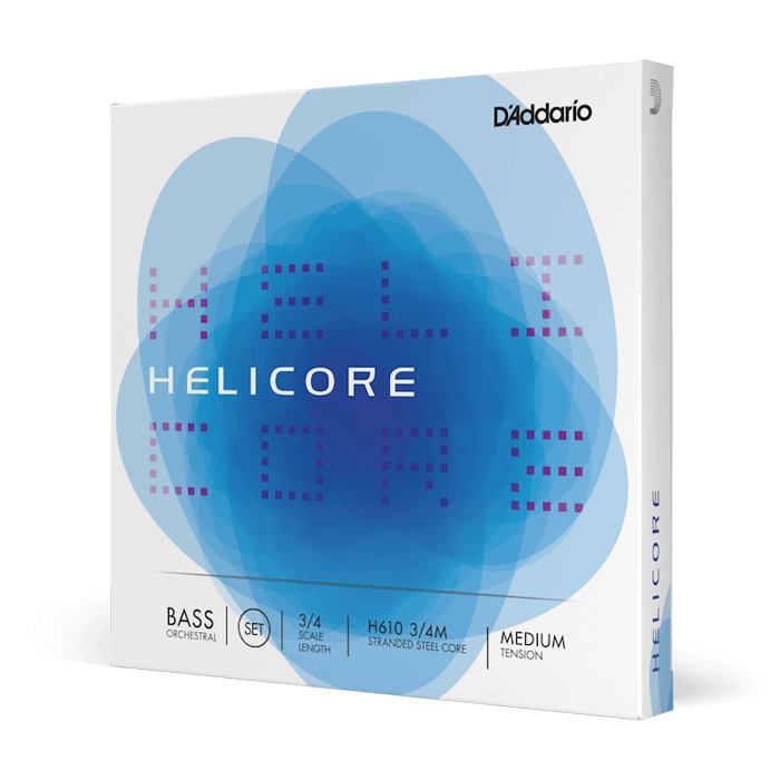 D'addario H610 3/4M Helicore Orchestral Double Bass String Set