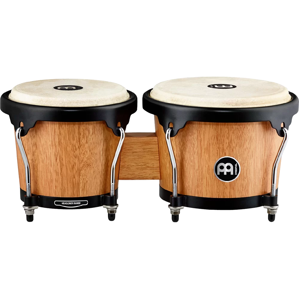 Meinl Percussion Headliner Series Bongo 6 3/4" & 8" Wood Bongo - Super Natural