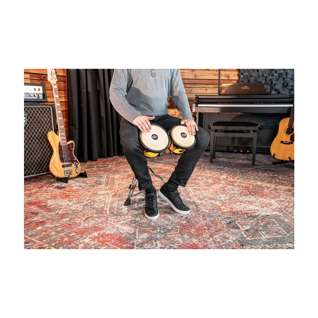 Meinl HB50IY Journey Series Molded ABS Bongo - Illuminating Yellow