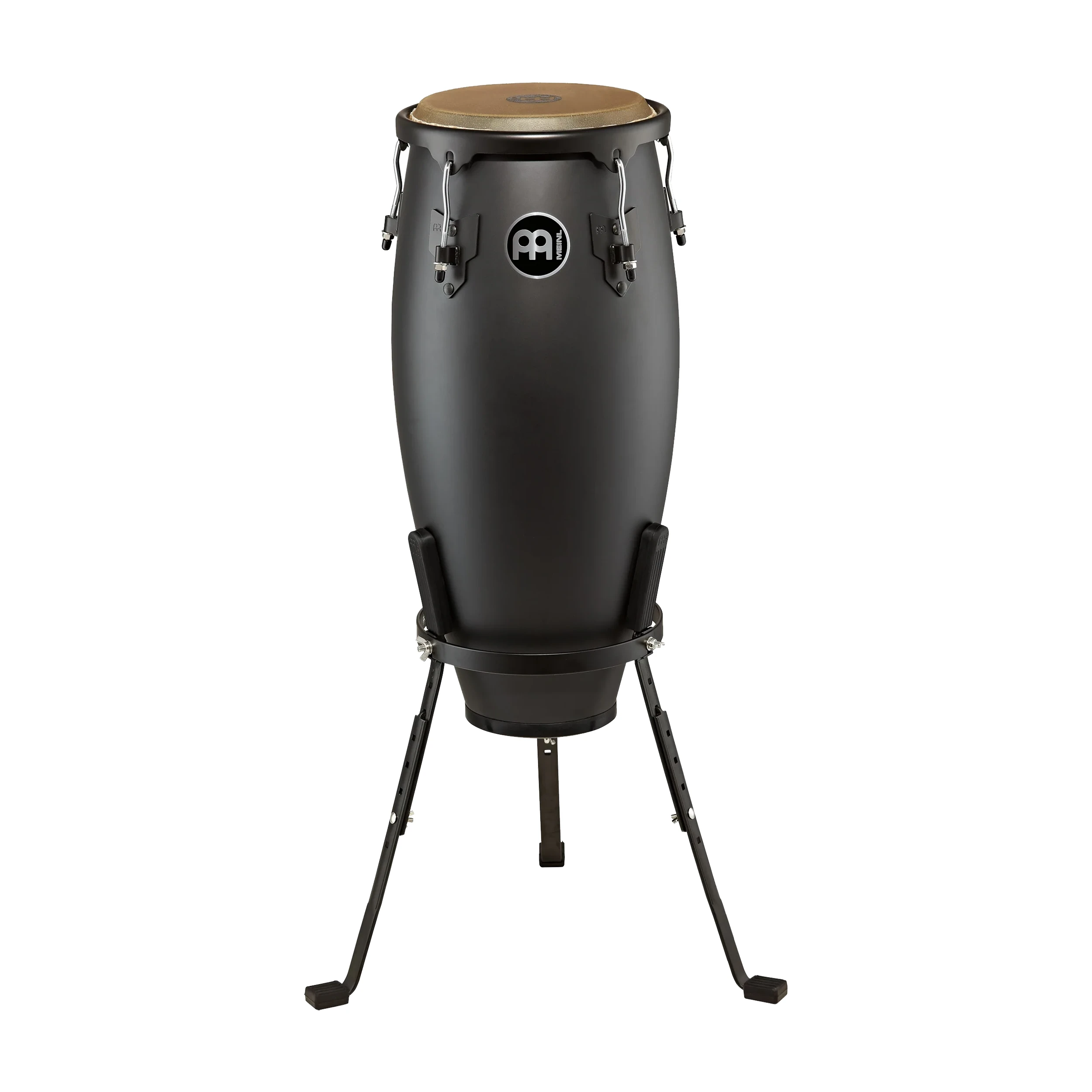 Full view of Meinl Percussion HC12PBK-M 12" Headliner Series Nino Conga -  Phantom Black