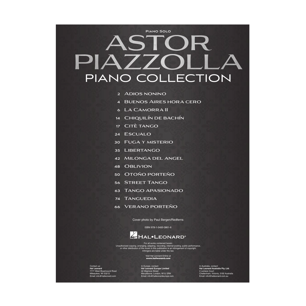 Astor Piazzolla Piano Collection Personality Softcover