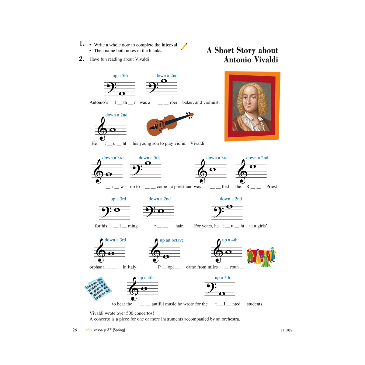 Level 1 – Theory Book – 2nd Edition Piano Adventures