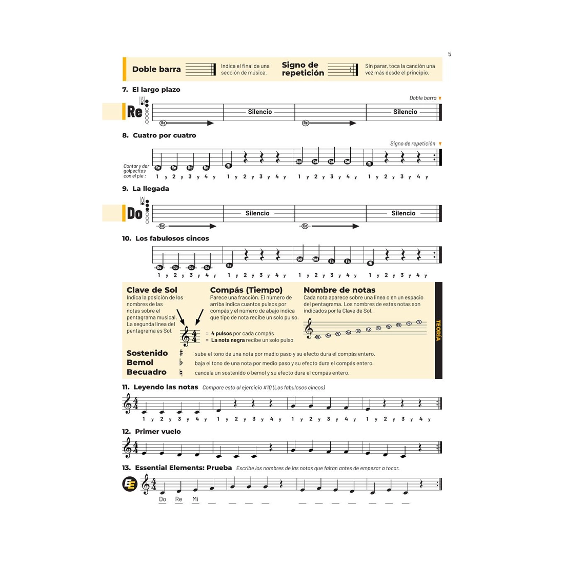 Essential Elements para Banda – Clarinete en Sib Libro Número 1
