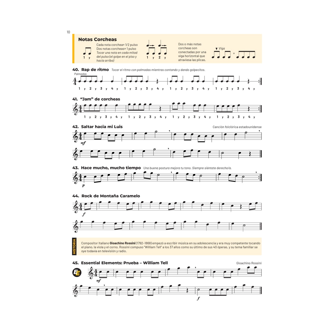 Essential Elements para Banda – Saxofón Tenor en Sib Libro Número 1 page 10