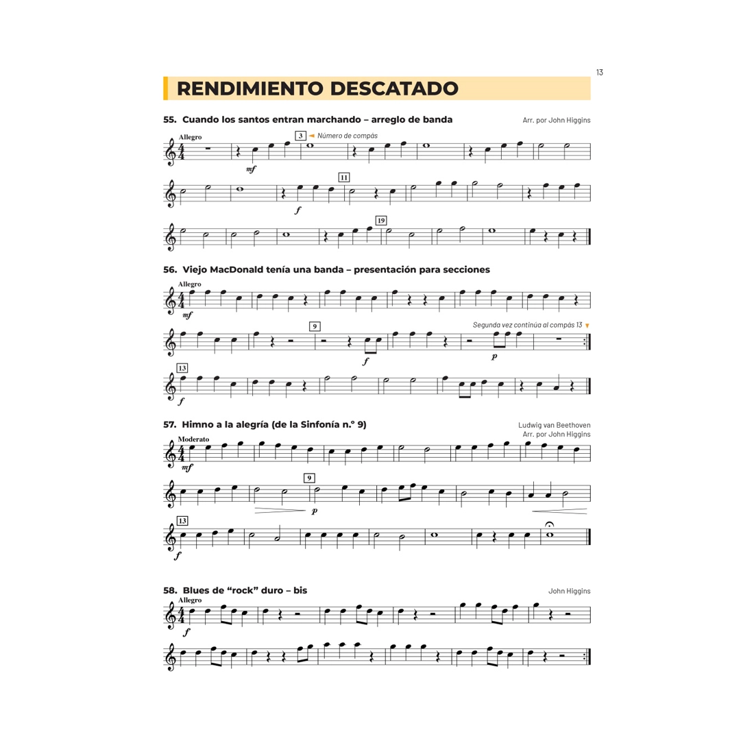 Essential Elements para Banda – Saxofón Tenor en Sib Libro Número 1 page 13
