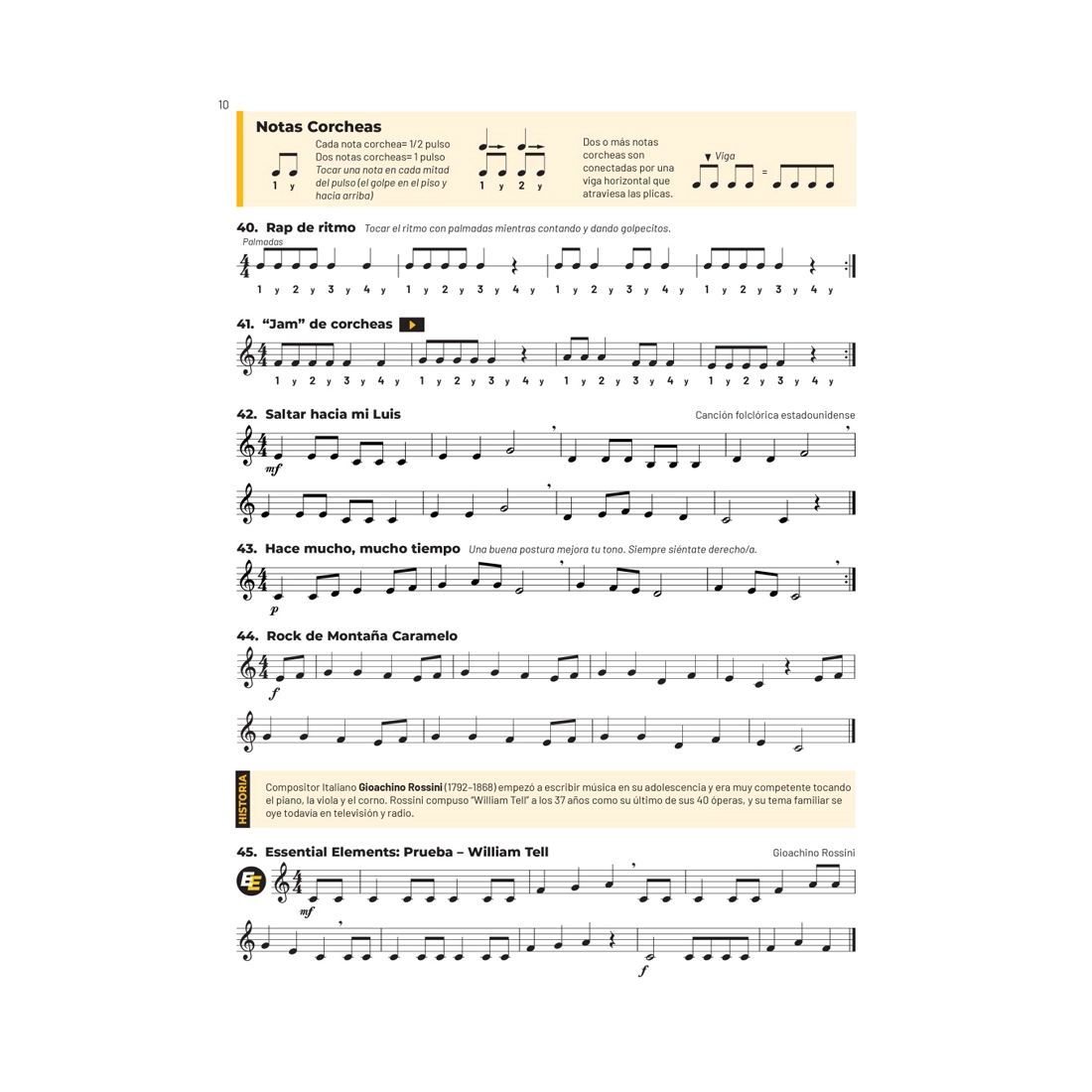 Essential Elements para Banda – Trompeta Libro Número 1 page 10