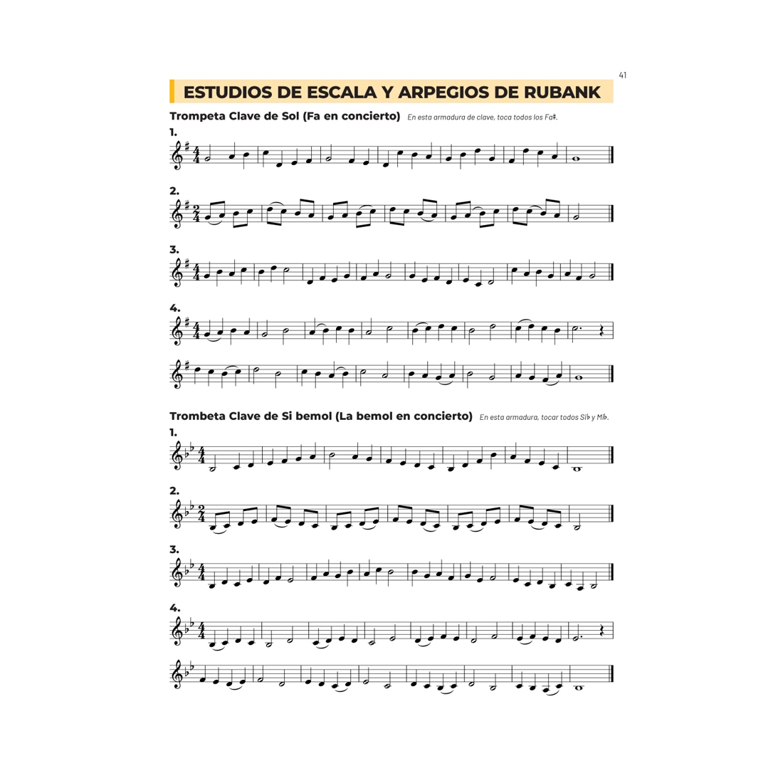 Essential Elements para Banda – Trompeta Libro Número 1 page 41