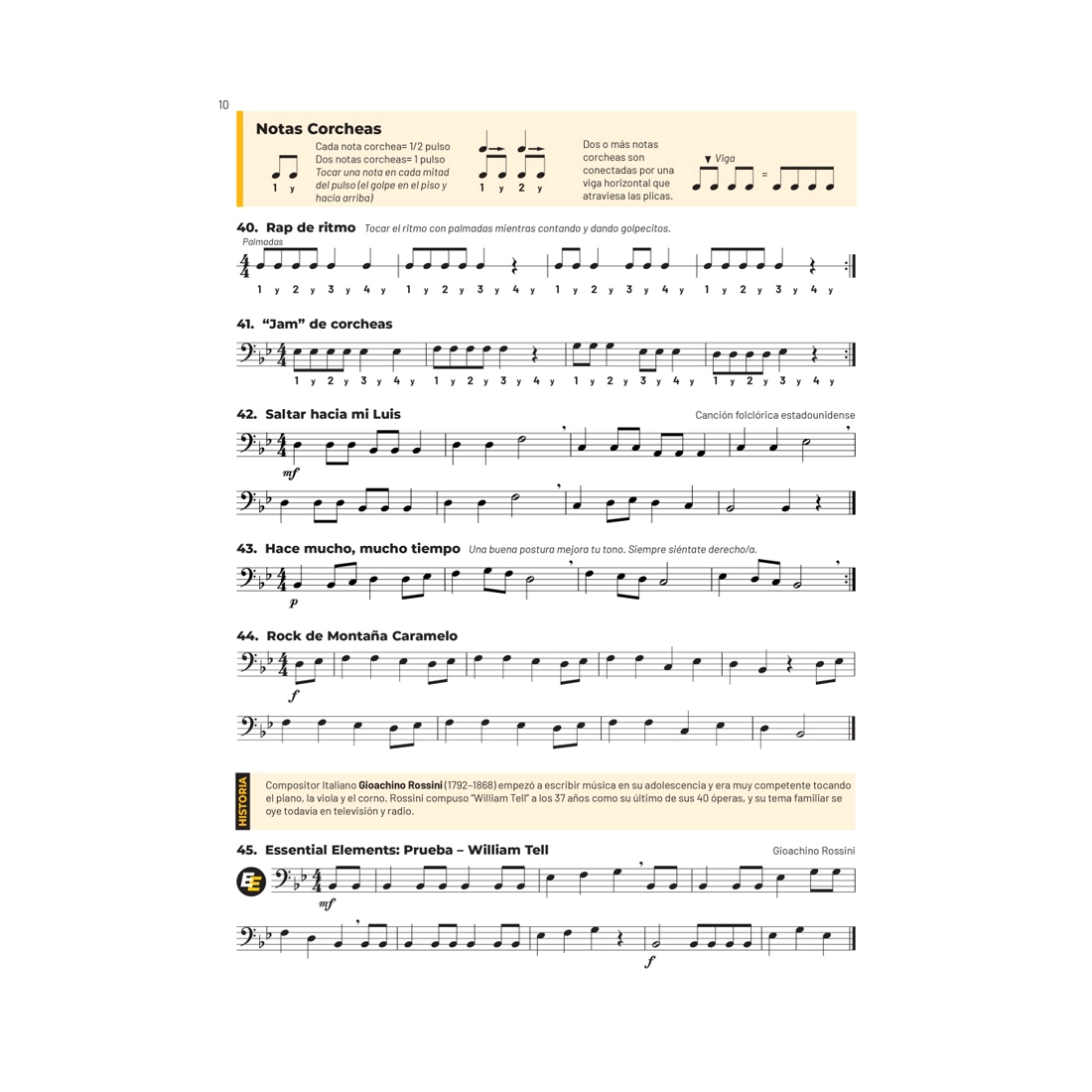 Essential Elements para Banda – Trombón Libro Número 1 page 10