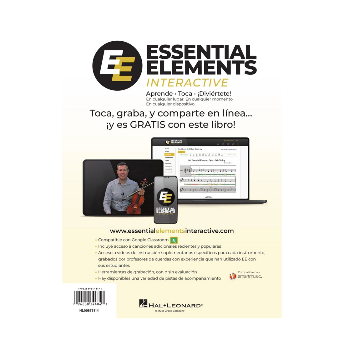 Essential Elements para Cuerdas – Violín Libro Número 1 page back cover