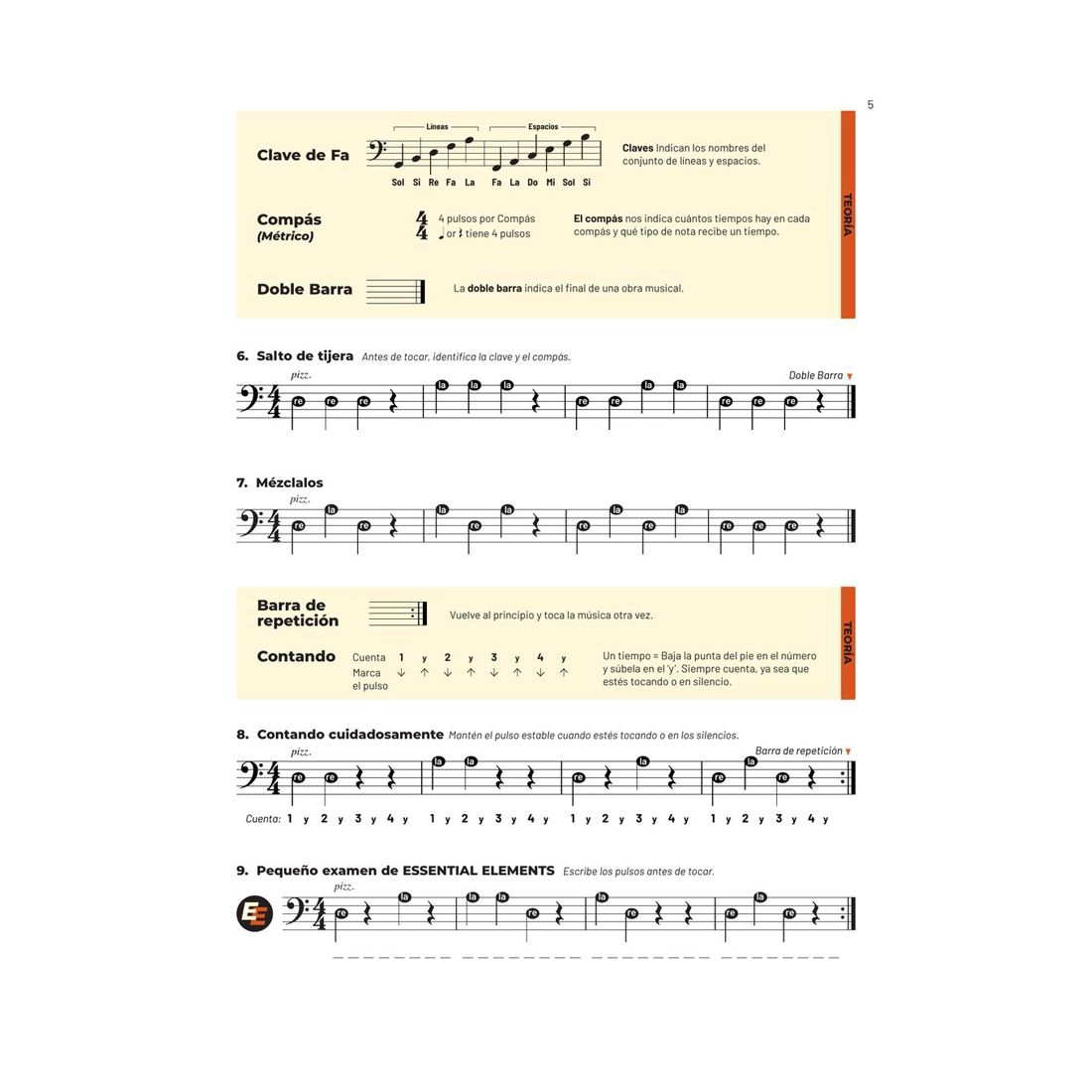 Essential Elements para Cuerdas – Violonchelo Libro Número 1