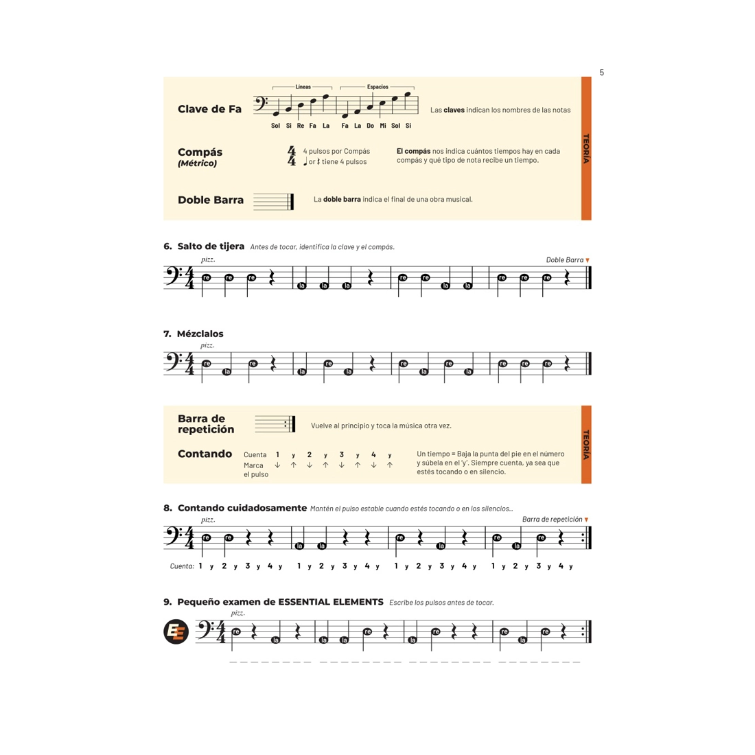 Essential Elements para Cuerdas – Contrabajo Libro Número 1 page 5
