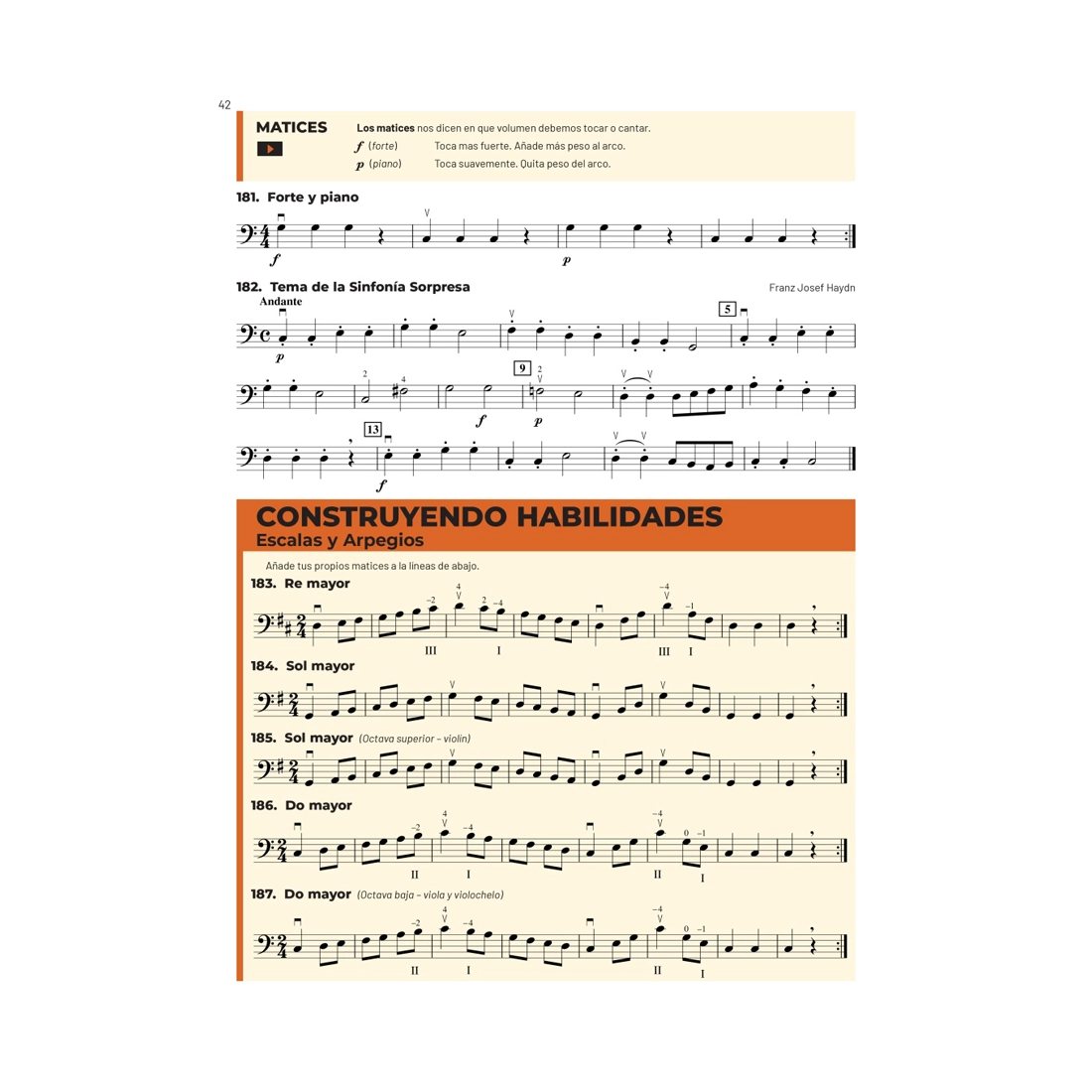 Essential Elements para Cuerdas – Contrabajo Libro Número 1 page 42