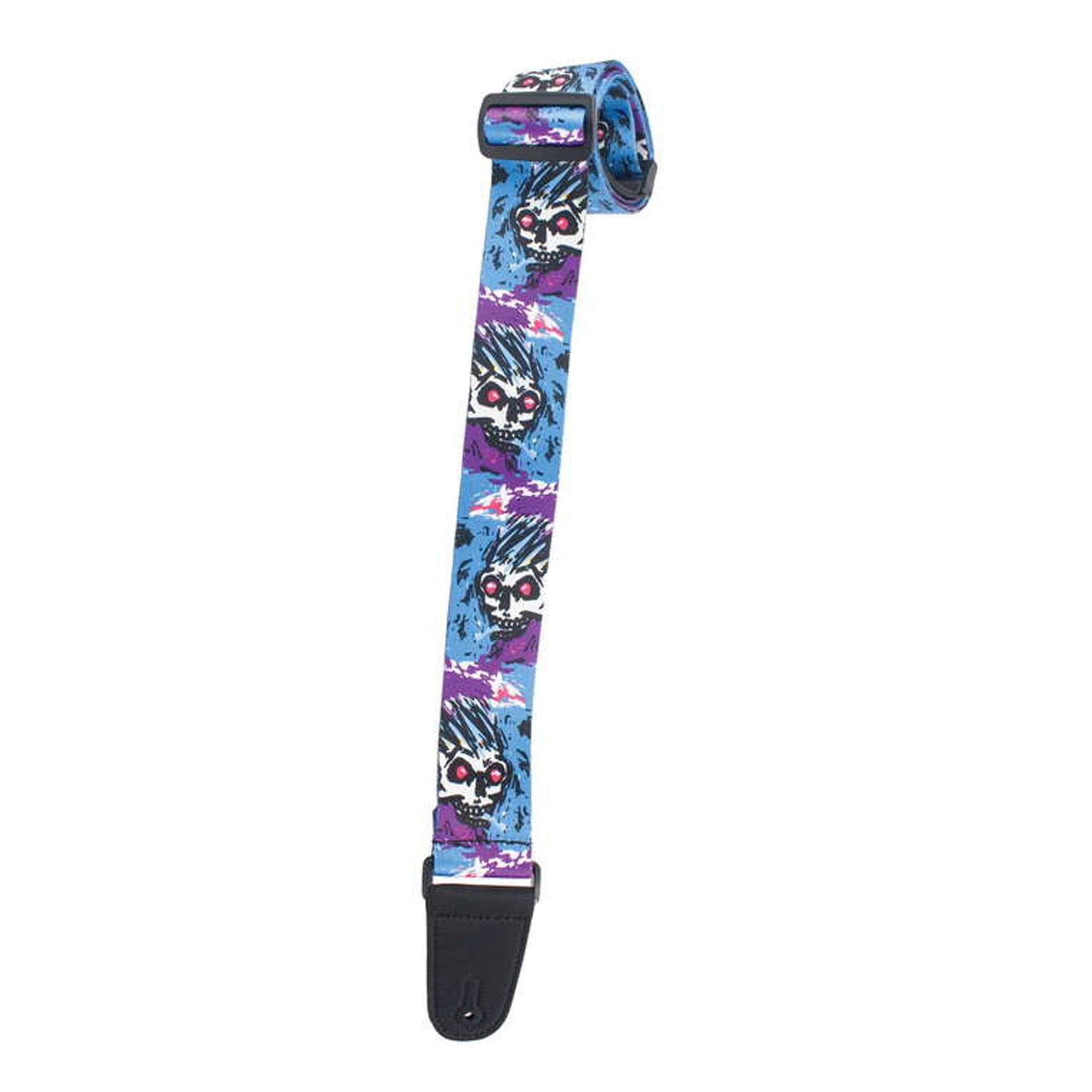Henry Heller 2" Artist Series Sublimation Design Strap - Warhol Style Skull