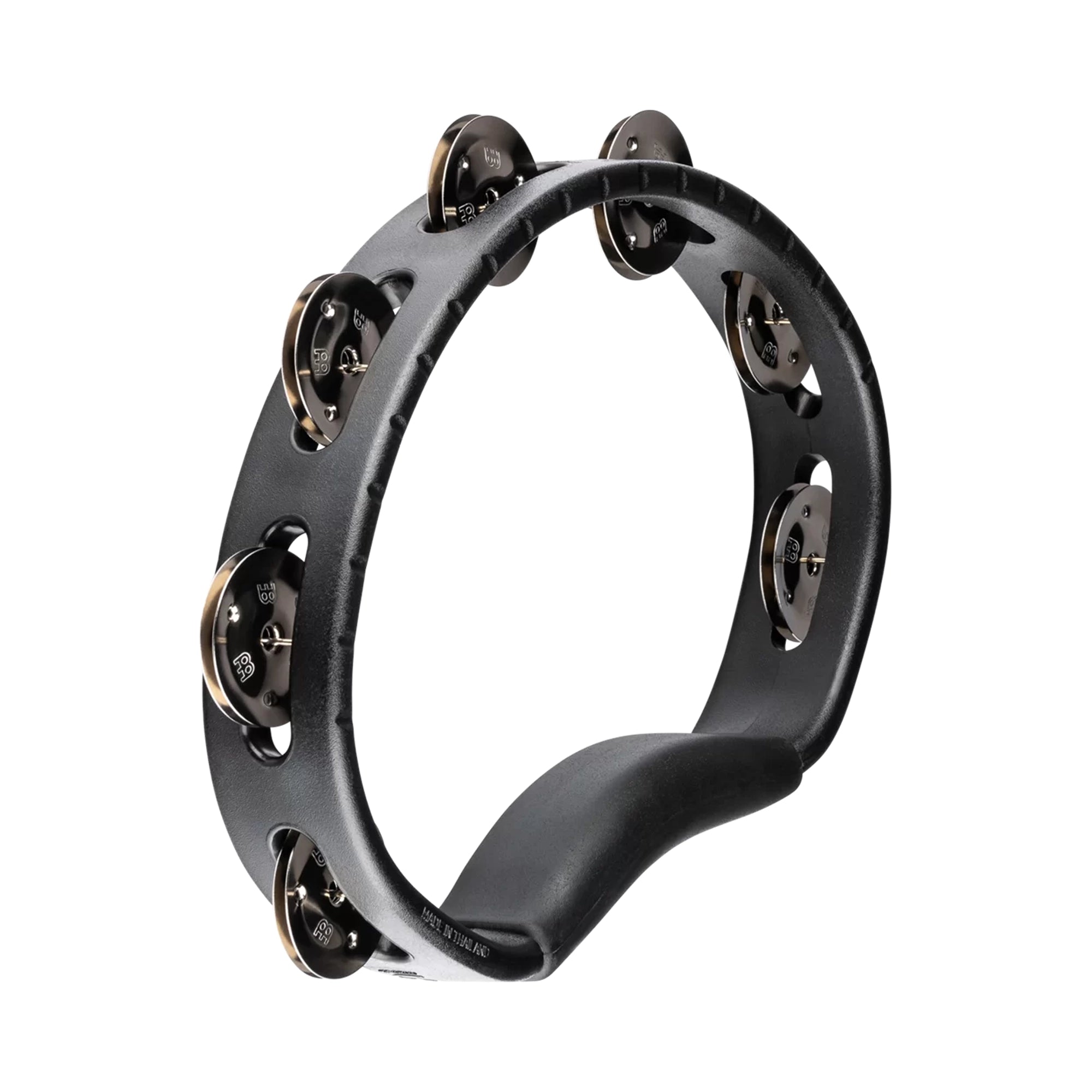Meinl Headliner ABS Hand Tambourine, Steel Jingles, 1 Row