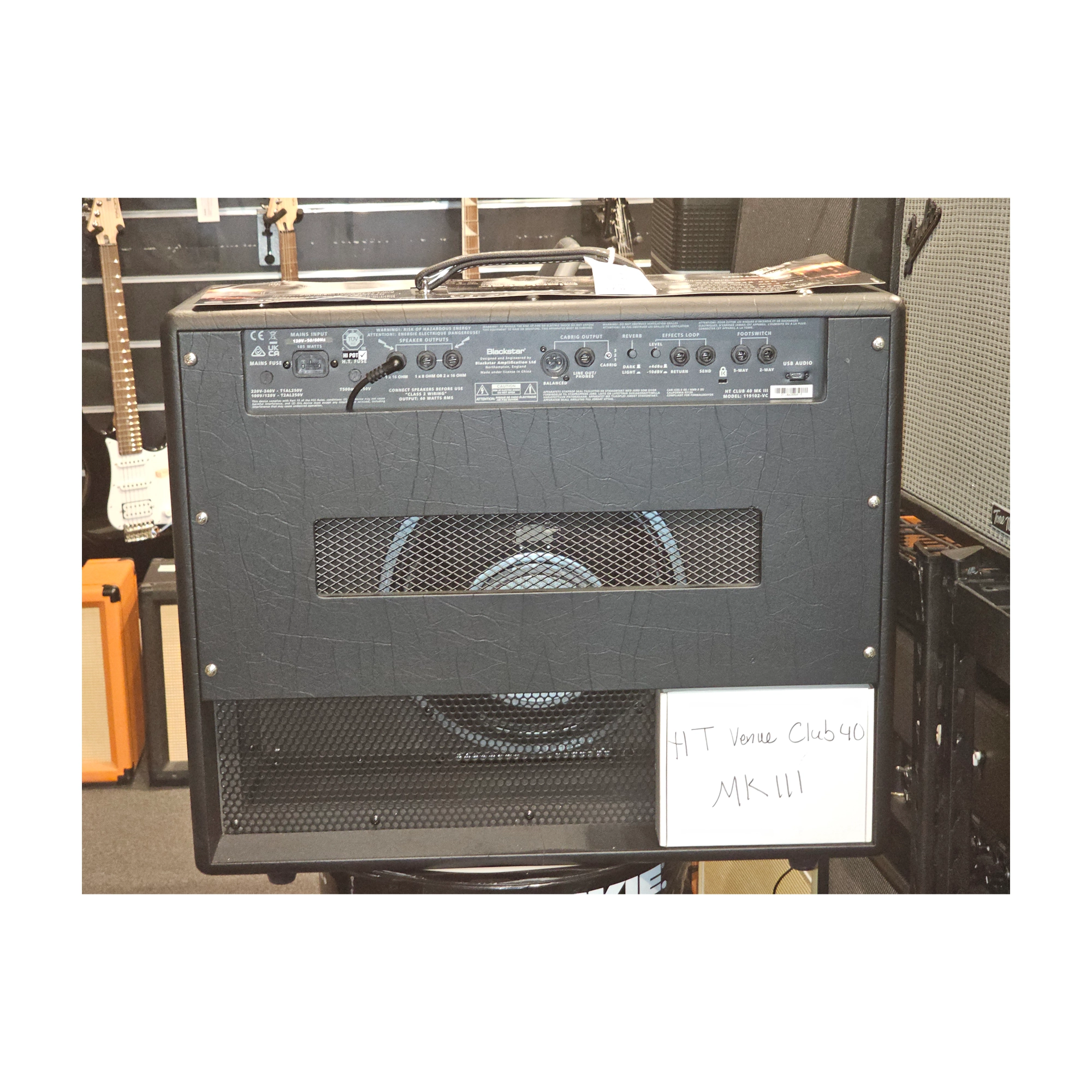 Blackstar Ht Club 40 Mk III 1 X 12-Inch 40-Watt Tube Combo Amp B-Stock